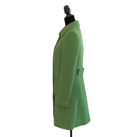 J. Crew Green Wool Blend Coat, size 2 - Picture 3 of 15